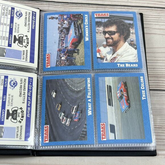 Richard Petty TRAKS 1991 Collector Set- Cards LOT #1-50 All NM in Pro Set Binder - Picture 7 of 16